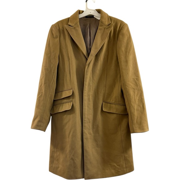 Banana Republic | Camel Colored Wool Cashmere Blend Top Coat - Picture 7 of 16